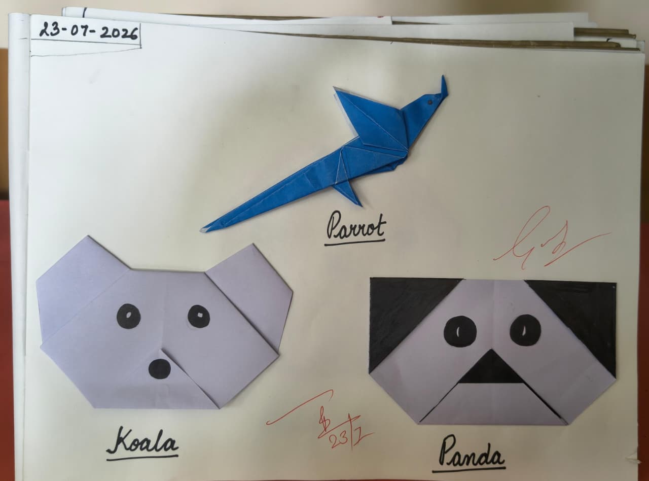 Paper Craft by Guntaj Singh(3C).
